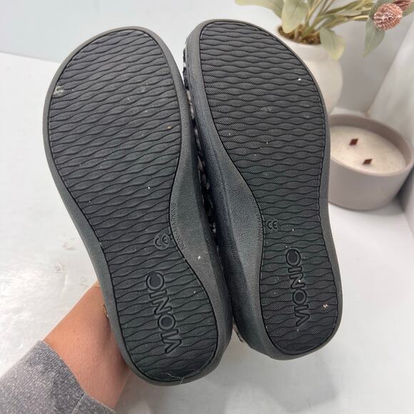 Vionic Relax II Slip On Leopard Print Slipper Pink/Gray Women 6M NWB - Picture 8 of 9